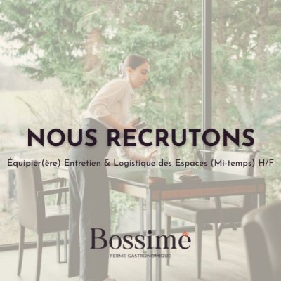 Équipier(ère) Entretien & Logistique des Espaces (Mi-temps) H/F